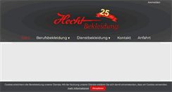 Desktop Screenshot of hecht-bekleidung.de